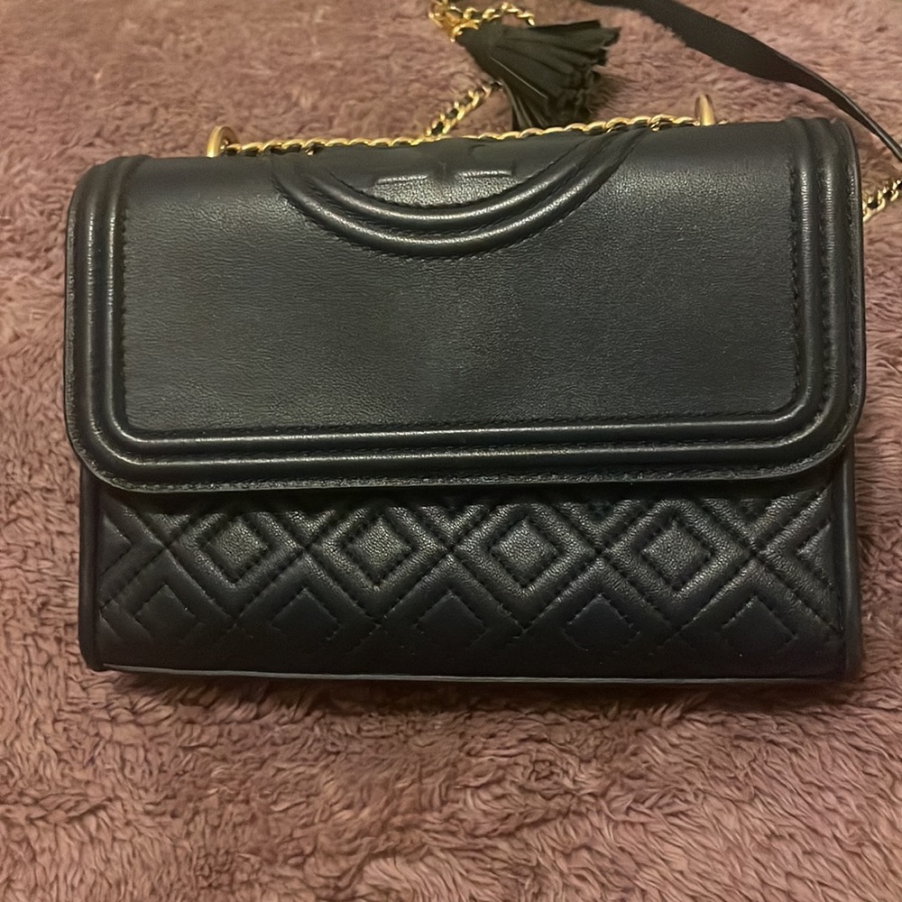 Tory Burch Navy Blue Crossbody Bag